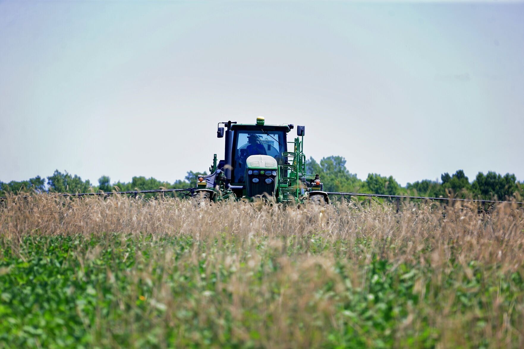GPS guides farm tractors through fields